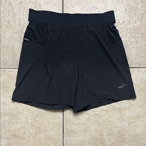 Brooks Black Athletic Shorts